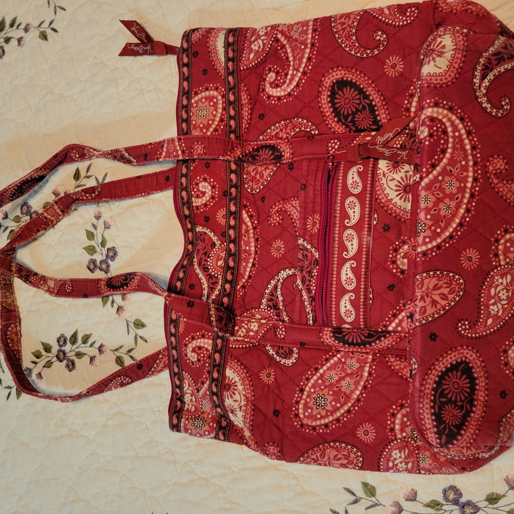 Vera Bradley Red Paisley Women's Bag